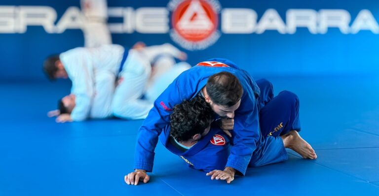 treinando jiu jitsu paara aprender se defender